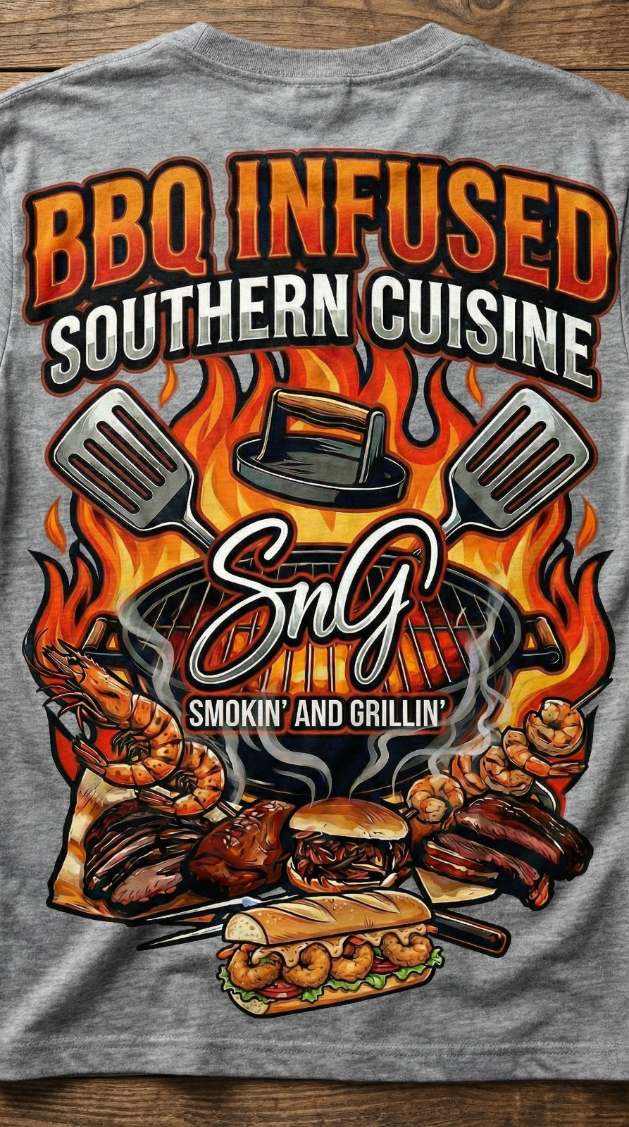 AB’s BBQ Fusion Food Truck T-Shirt