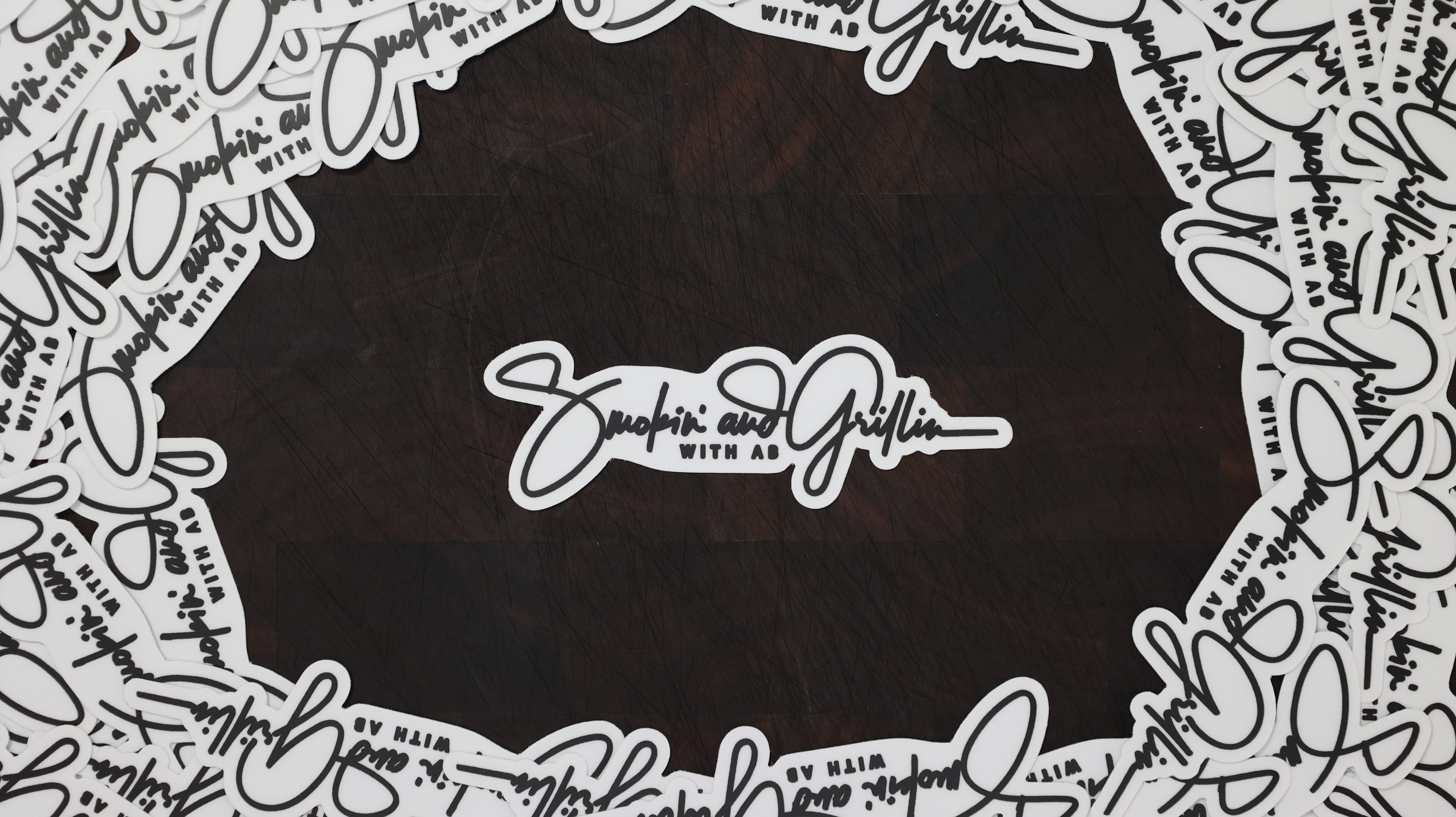 Smokin' and Grillin' Sticker – Smokin and Grillin wit AB